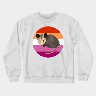 Pride Possum (Lesbian) Crewneck Sweatshirt